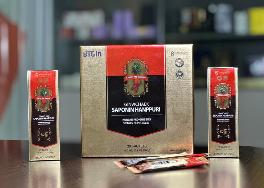 Fermentowany Czerwony Żeń-szeń Koreański – Enzymatyczny Ekstrakt BTGin (30 saszetek)