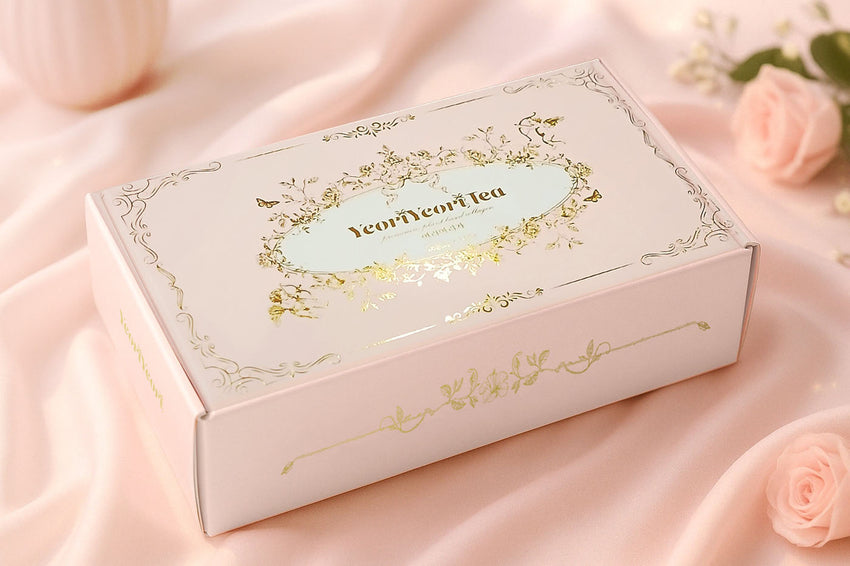 Opakowanie Koreańskiej Roślinnej Herbaty Kolagenowej YeoriYeori (14 torebek).