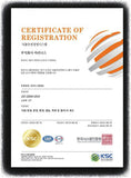 Koreański Multi Greens 83 — certyfikat systemu zarządzania jakością ISO 9001